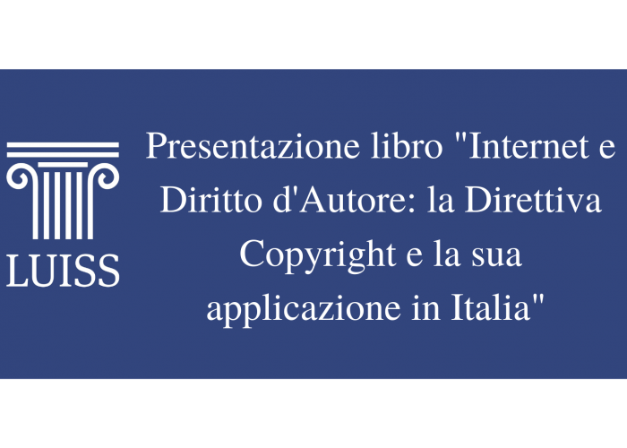 Presentazione libro "Internet e Diritto d'Autore"